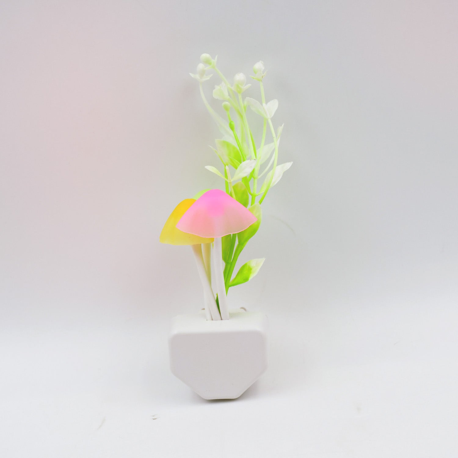 0239A  Fancy Color Changing LED Mushroom Night Light Kids Beautiful Color LED Illumination Automatic On/Off Light Sensor Night Lamp Eshaan Traders