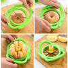 2457 Plastic Apple Cutter Slicer with 8 Blades and Handle DeoDap