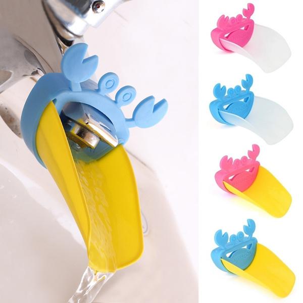 Faucet Extender | Easy Use for Hand Washing for Kids, Toddlers, Babies and Children |  Silicone Sink  Handle Extender | Fun Hand-Washing Solution | Cute Duck Mouth Design Wash Helper Bathroom Sink for Babies and Children (1 Pc) Eshaan Traders