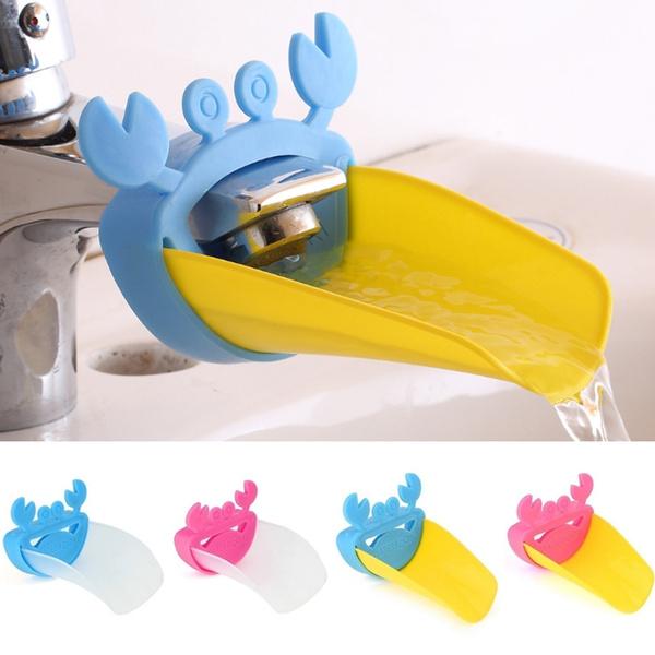 Faucet Extender | Easy Use for Hand Washing for Kids, Toddlers, Babies and Children |  Silicone Sink  Handle Extender | Fun Hand-Washing Solution | Cute Duck Mouth Design Wash Helper Bathroom Sink for Babies and Children (1 Pc) Eshaan Traders