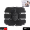 6917  6 pack abs stimulator Wireless Abdominal and Muscle Exerciser Training Device Body Massager/6 pack abs stimulator charging battery/mart Fitness Abs Maker/Exerciser Training Device Eshaan Traders