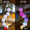 8317 Solar Crystal Ball Color Changing Solar Powered LED Hanging Light for Patio Yard Garden Home Outdoor Night Decor, Gifts Eshaan Traders