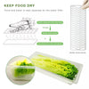 2628 Food Storage Container with Removable Drain Plate and Lid 1500 ml (Pack of 2Pc) DeoDap