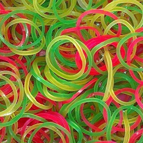 RUBBER BAND FOR OFFICE/HOME AND KITCHEN ACCESSORIES ITEM PRODUCTS, ELASTIC RUBBER BANDS, FLEXIBLE REUSABLE NYLON ELASTIC UNBREAKABLE, FOR STATIONERY, SCHOOL MULTICOLOR Eshaan Traders