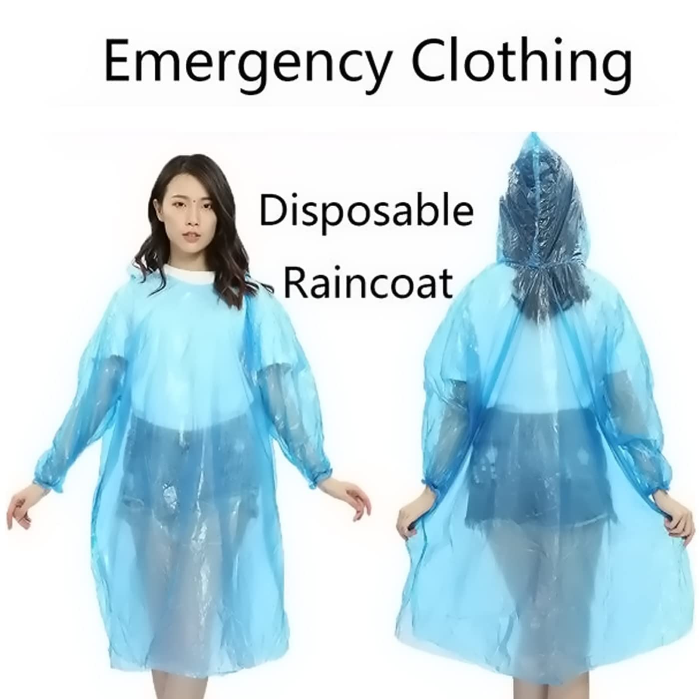 9311 Portable Adult Rain Coat, Raincoat Waterproof Button Cardigan Portable Raincoat  Adult Outdoor Traveling Plastic Material Raincoat/Rain wear/Rain Suit for Outdoor Accessory (1pc) Eshaan Traders