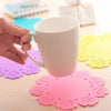 5976 Kitchen Gadget Accessories Plate Cup Mat Rose, Simple Circular Coasters for Kitchen Cafe Restaurant, Placemats for Dining Table, Coasters, Tabletop Protection, Anti-Scald Easy to clean (1 Pc) Eshaan Traders