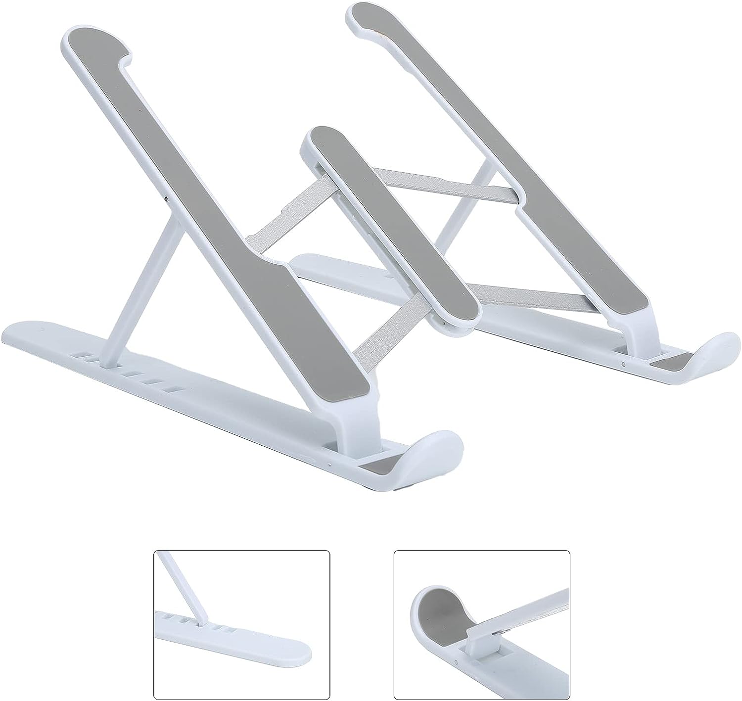 7240 ADJUSTABLE TABLET STAND HOLDER WITH BUILT-IN FOLDABLE LEGS AND HIGH QUALITY FIBRE Eshaan Traders