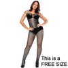 1486A Women Fishnet Sheer Breathable Full Body Stocking Lingerie DeoDap