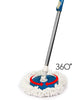 0842 Home Cleaning - Stainless Steel 360 Degree Rotating Pole Microfiber Mop Rod Stick DeoDap