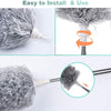 1279 Microfiber Dusters for Cleaning, Telescoping Feather Duster with 100 inches Extendable Handle Pole, Dusting Cleaning Tools for Cleaning High Ceiling, Ceiling Fan, Blinds, Cobwebs, Furniture, Cars Eshaan Traders