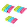 0105 Plastic Snack Bag Clip Sealer Set (18 Pcs, Multicolour) Eshaan Traders