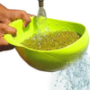 0081 Virgin Rice Bowl Durable Plastic Strainer ,Water Strainer | Vegetable & Fruits Washing Bowl Eshaan Traders