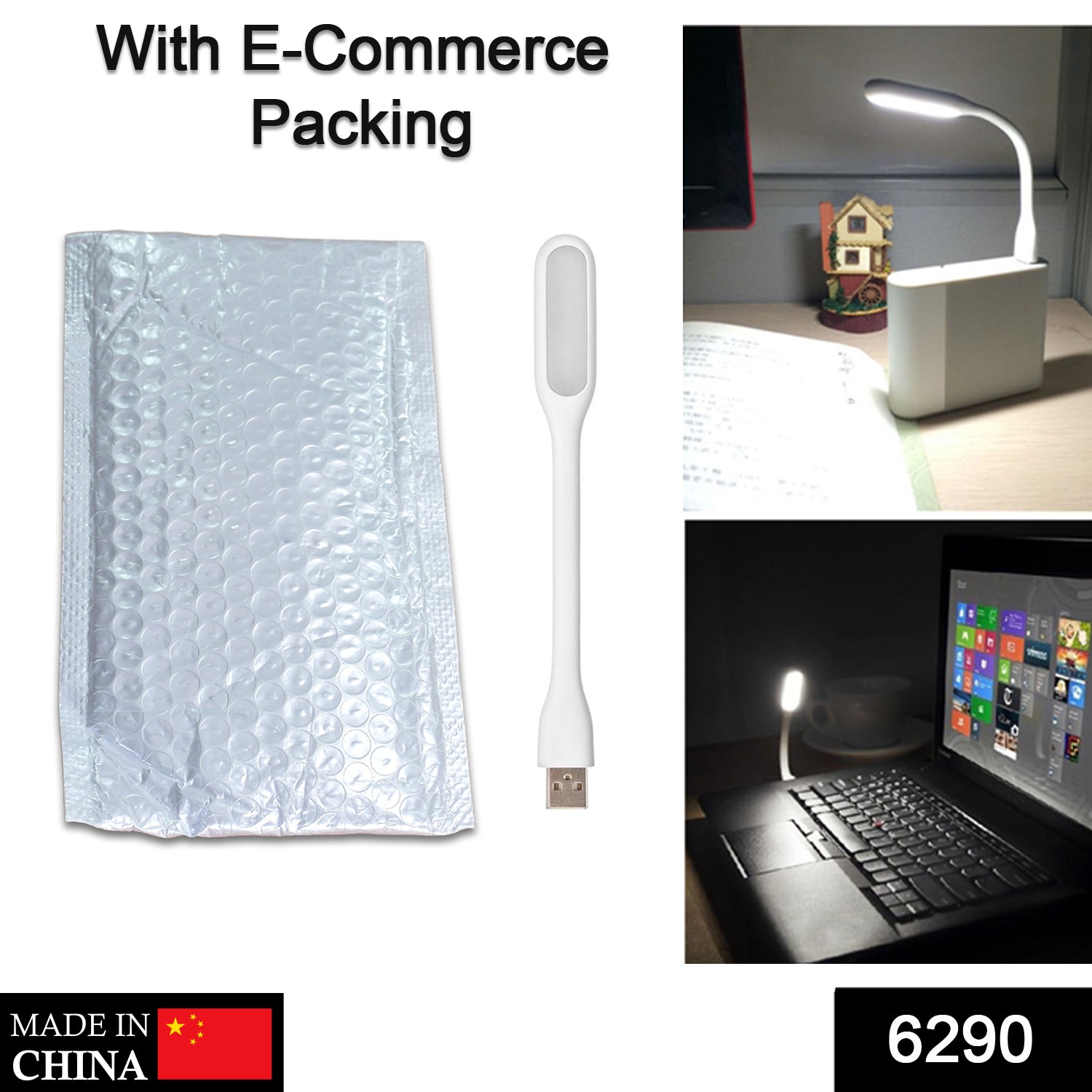 6290 USB LED Light Lamp With E Commerce Packing DeoDap