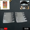 Silicon Car Massage Steering Cover High Quality Silicon Massger Pad Suitable For All Car (2 Pc Set) Eshaan Traders