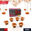 Water Sensor Diyas for Diwali Decoration | Diyas for Home Decoration| Diwali Decoration Items for Home Decor Diyas | Diwali LED Diyas Candle with Water Sensing Technology E-Diya (6Pc Set) Eshaan Traders