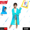 6488 Mix Size Portable Student Rain Coat, Kid's Girl's & Boy's Outdoor Traveling Eva Material Raincoat/Rain wear/Rain Suit for Outdoor Accessory (1pc) Eshaan Traders