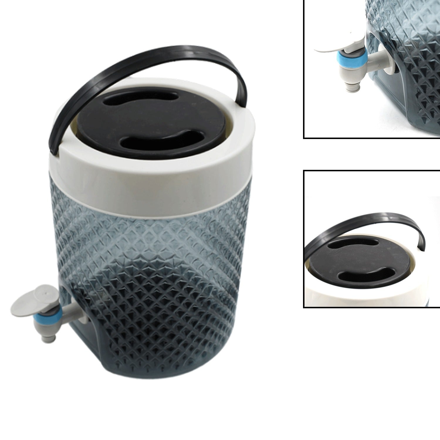 5984 DIAMOND CUT DESIGN PLASTIC WATER JUG TO CARRYING WATER AND OTHER BEVERAGES (4500ML) Eshaan Traders