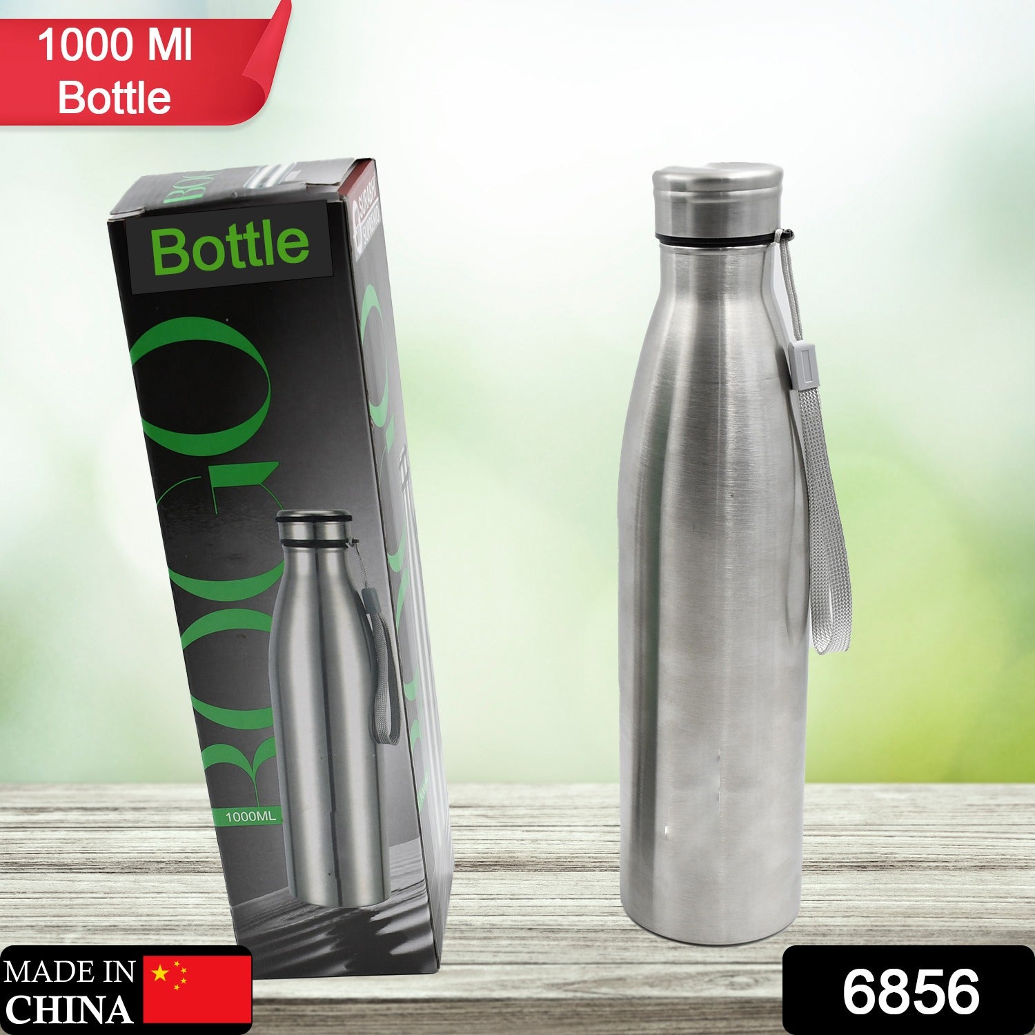 6856 Water Bottle for Office , Stainless Steel Water Bottles, BPA Free, Leakproof, Portable For office/Gym/School 1000 ML Eshaan Traders