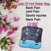 6528 Grey Cat Print small Hot Water Bag with Cover for Pain Relief, Neck, Shoulder Pain and Hand, Feet Warmer, Menstrual Cramps. Eshaan Traders