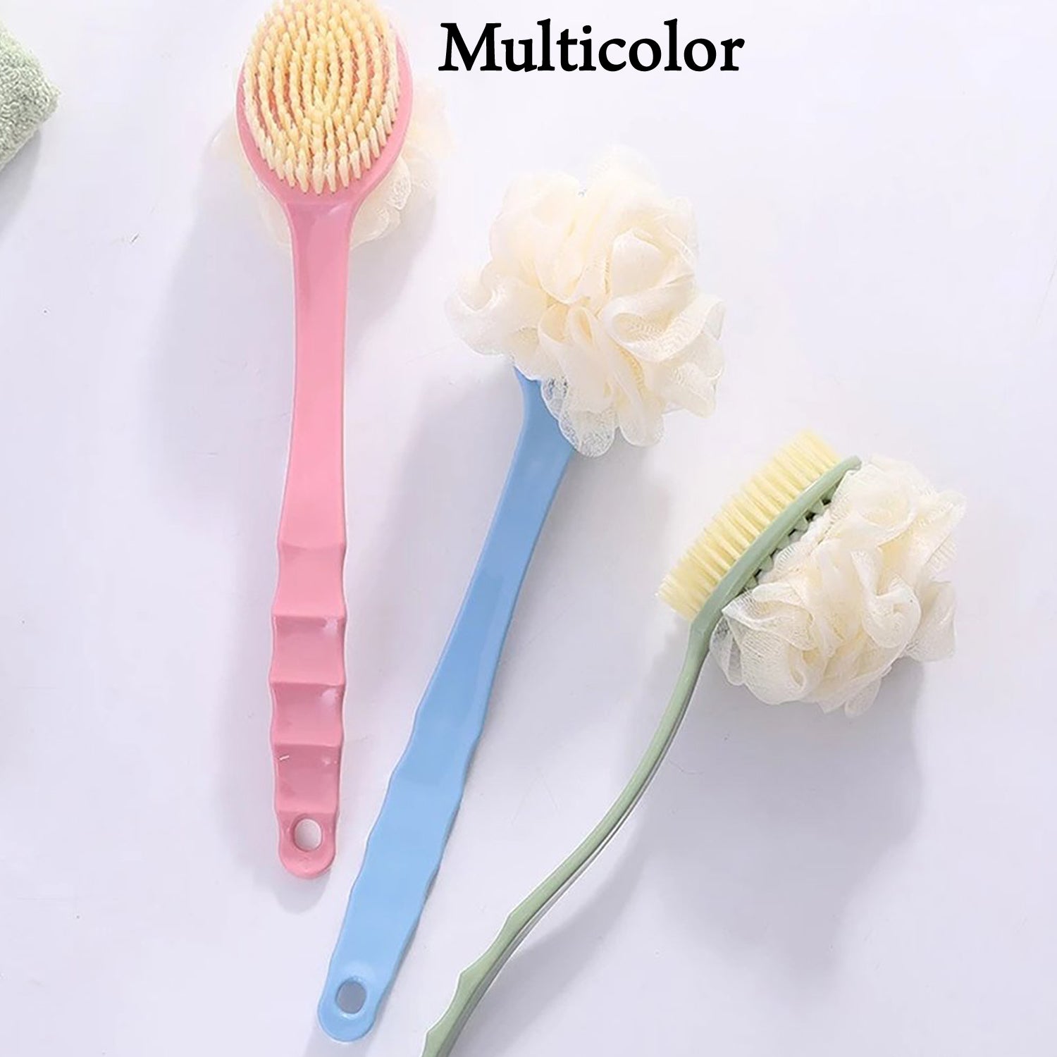 4832 2in1 Bath Brush With Long Handle Eshaan Traders