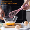 2930 Manual Whisk Mixer Silicone Whisk, Cream Whisk, Flour Mixer, Rotary Egg Mixer, Kitchen Baking Tool. DeoDap