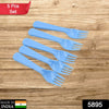 5895  Reusable Premium Heavy Weight Plastic Forks, Party Supplies, One Size, plastic 5pc Serving Fork Set for kitchen, Travel, Home (5pc) Eshaan Traders