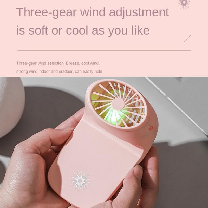 4814 Portable Mobile Phone Holder Fan  Personal Fan Multi- Function Fan Handheld Charging Fan DeoDap