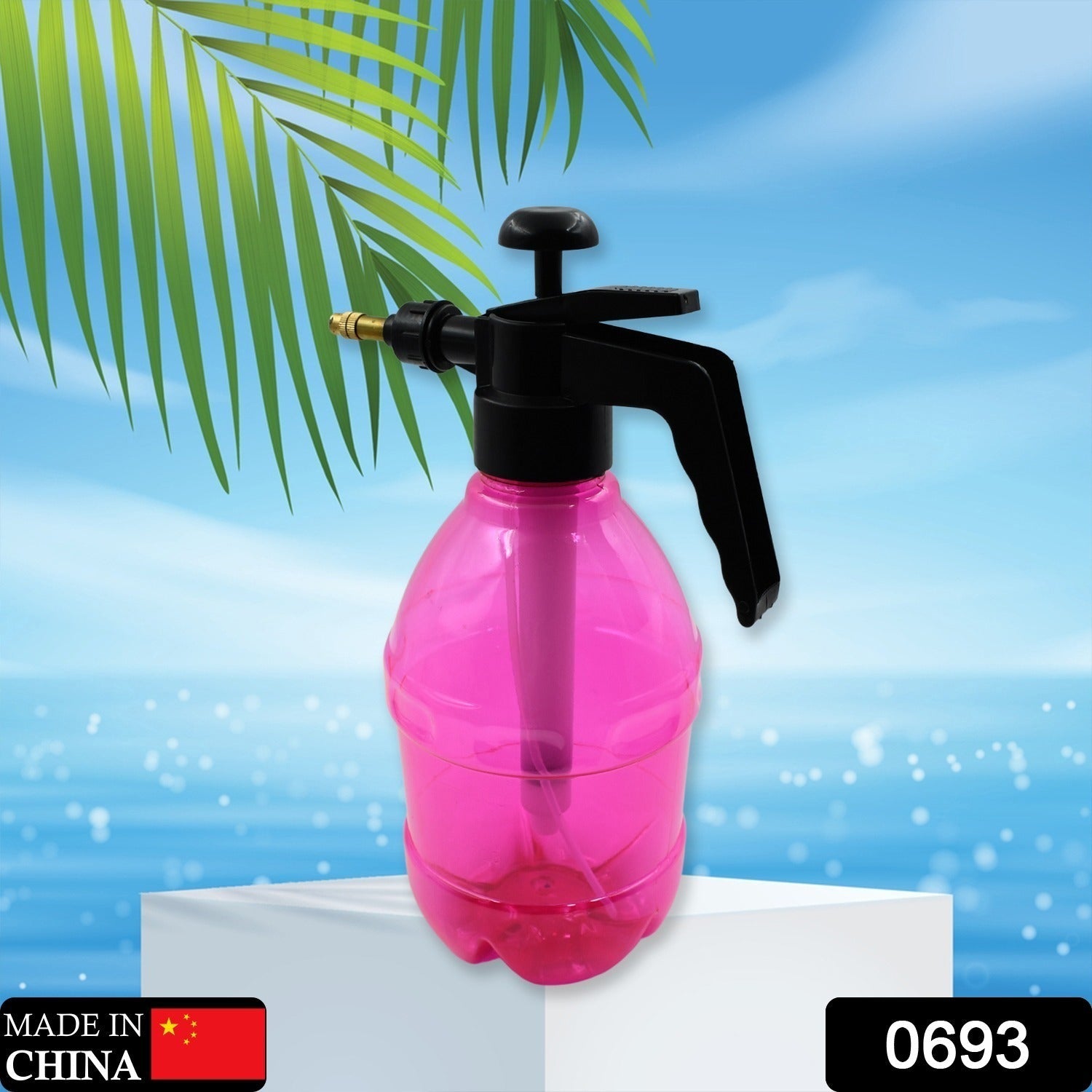 0693 Plastic Transparency Watering Can Spray Bottle, Watering Can Gardening Watering Can Air Pressure Sprayer Eshaan Traders