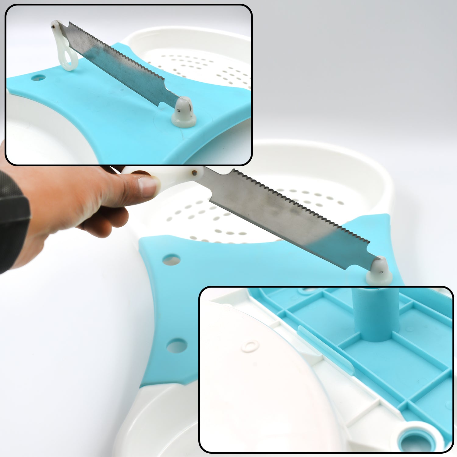 2693 Adjustable Cut N Wash used in all kinds of household and kitchen purposes for cutting and washing simultaneously of vegetables and fruits etc. DeoDap