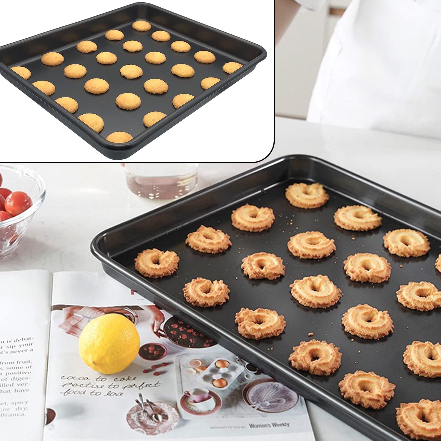 7052 Aluminium Cake Mould Cake Baking Tray DeoDap