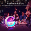 1301 3-in-1 Multi-Function LED Night Lamp with Bluetooth Speaker, Wireless Charging, for Bedroom for Music, Party and Mood Lighting - Perfect Gift for All Occasions  blootuth speaker (Media Player) Eshaan Traders