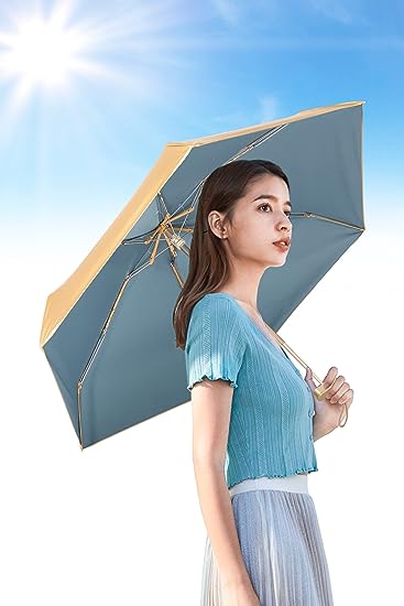 9141 Travel Pocket Mini Umbrella, Protective Bag, Mobile Size Box of Umbrella, Automatic Sunny Rain Compact Umbrella, Sunscreen Quick-Drying Small Umbrella, Mini Compact Travel Folding Umbrellas Eshaan Traders