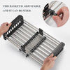 2189 Stainless Steel Expandable Kitchen Sink Dish Drainer Eshaan Traders