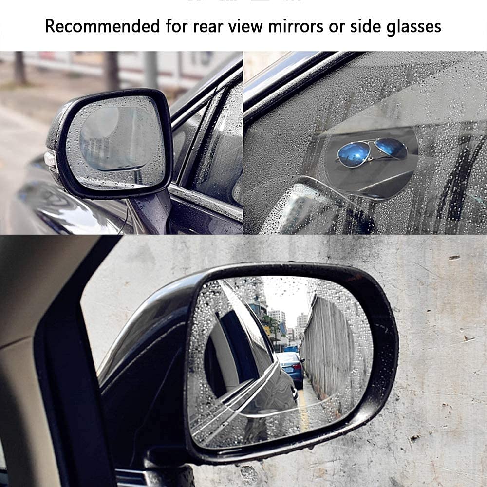 7552 Anti Fog Anti Scratch Interior Rearview Car Mirror Film Waterproof HD Clear Protective Sticker Film for Safe Driving, Car Mirrors, Side Windows Eshaan Traders