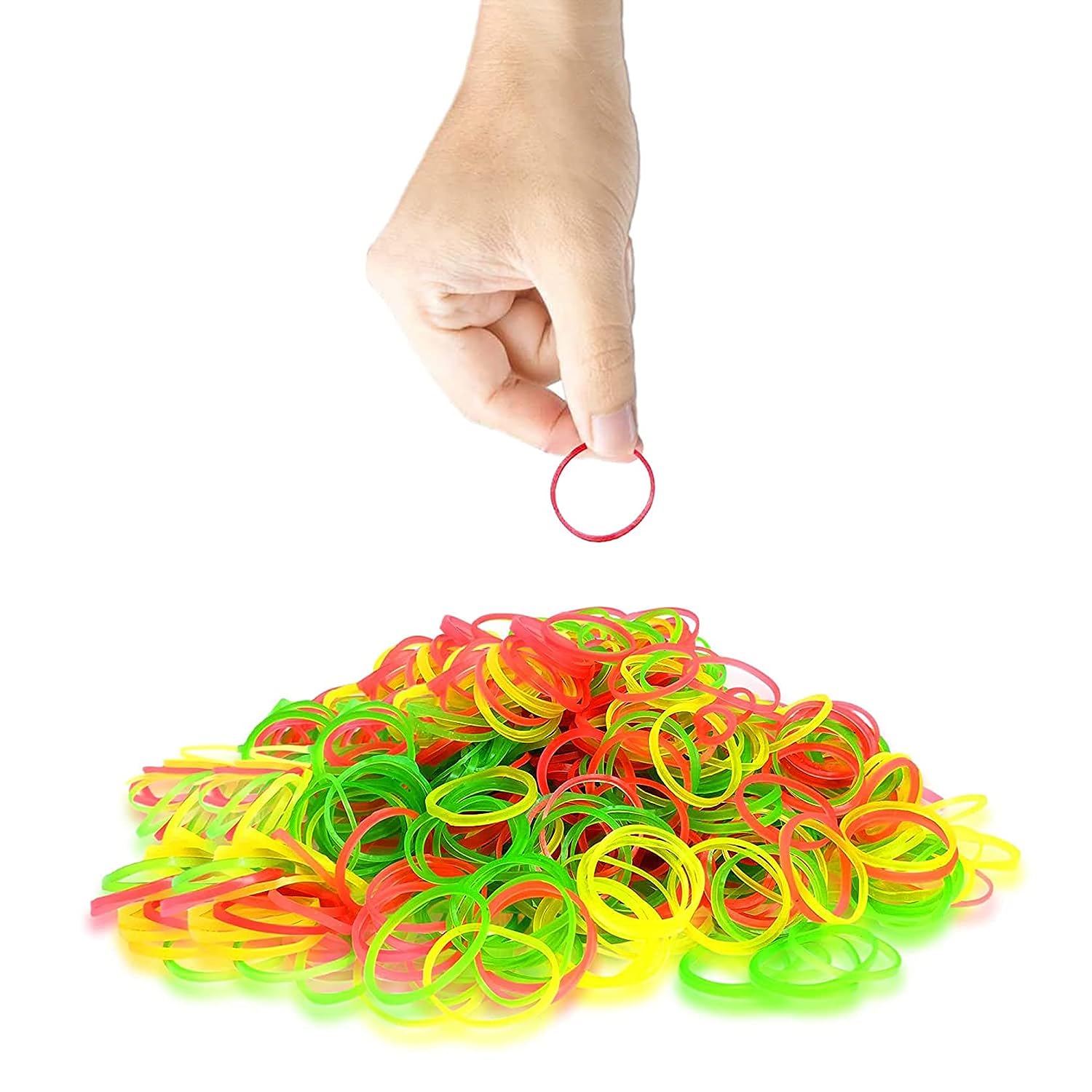 RUBBER BAND FOR OFFICE/HOME AND KITCHEN ACCESSORIES ITEM PRODUCTS, ELASTIC RUBBER BANDS, FLEXIBLE REUSABLE NYLON ELASTIC UNBREAKABLE, FOR STATIONERY, SCHOOL MULTICOLOR Eshaan Traders