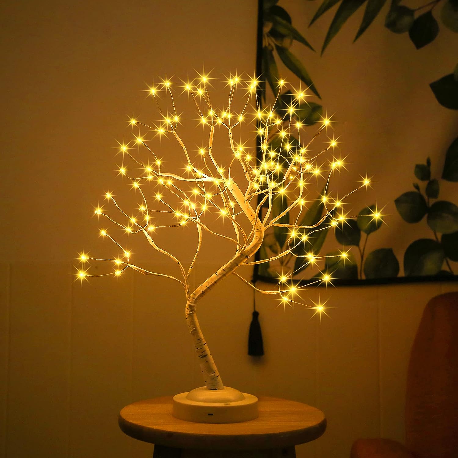 9391 108 LED Birch Tree Lights Artificial Tabletop Fairy Tree Lamp Eight Lighting Modes USB or Battery Operated with Timer Decor for Bedroom Living Room Wedding Christmas Easter Eshaan Traders