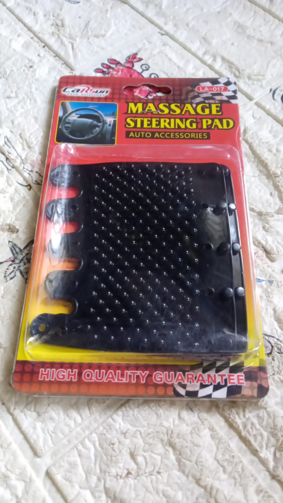 Silicon Car Massage Steering Cover High Quality Silicon Massger Pad Suitable For All Car (2 Pc Set) Eshaan Traders