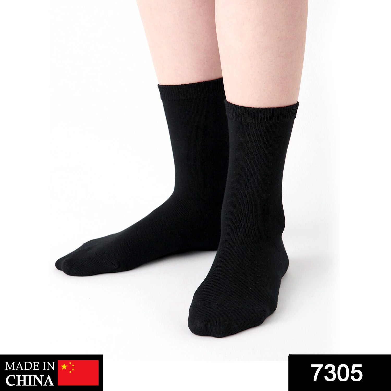 7305 Socks Breathable Thickened Classic Simple Soft Skin Friendly DeoDap