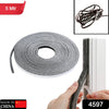 4597  5 Meter Weather Stripping Windows Seal Brush Weather Stripping Self Adhesive Seal Strip Weather Strip for Windows and Doors Dustproof Soundproof Windproof for Windows Bottom and Frame Eshaan Traders