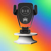 7042 Car Phone Holder Wireless Car Charger 10W Qi Fast Charging Car Charger Gravity Auto Clamping 360° Rotation Air Vent Car Mount Holder Eshaan Traders