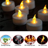 6433 Set of 8Pcs With transparent box. Flameless Floating Candles Battery Operated Tea Lights Tealight Candle - Decorative, Wedding. DeoDap