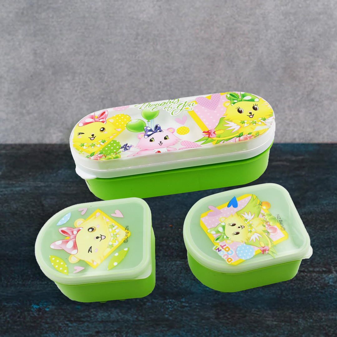 5980 Tiffin Box Smart Lunch Box High Quality 3 box Lunch Box Leak Proof Lunch Box For Home & School, Office Use Eshaan Traders