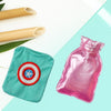 6517 Captain America's Shield small Hot Water Bag with Cover for Pain Relief, Neck, Shoulder Pain and Hand, Feet Warmer, Menstrual Cramps. Eshaan Traders