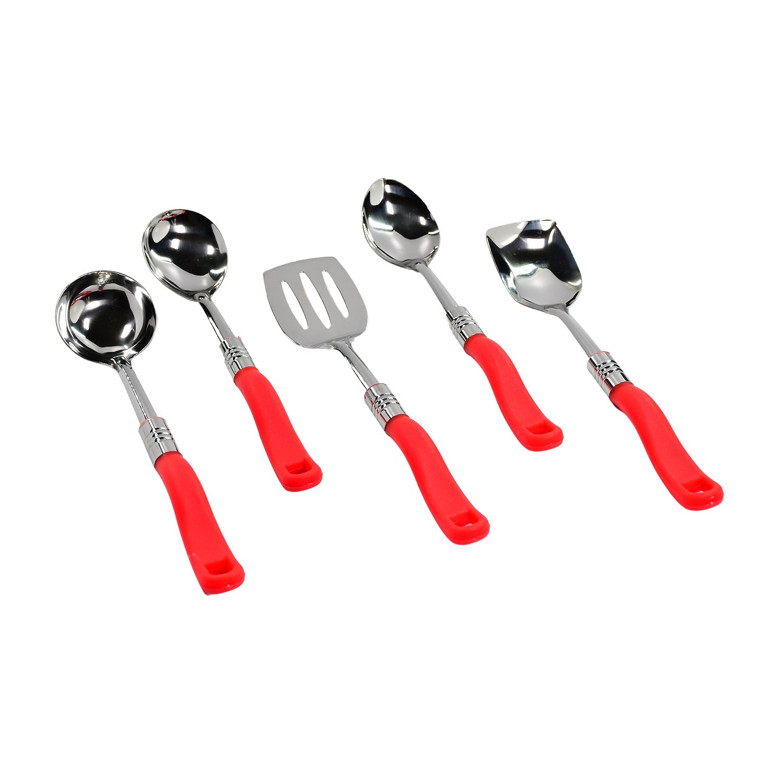 2935 Stainless Steel Serving Spoon Set 5 pcs. Eshaan Traders