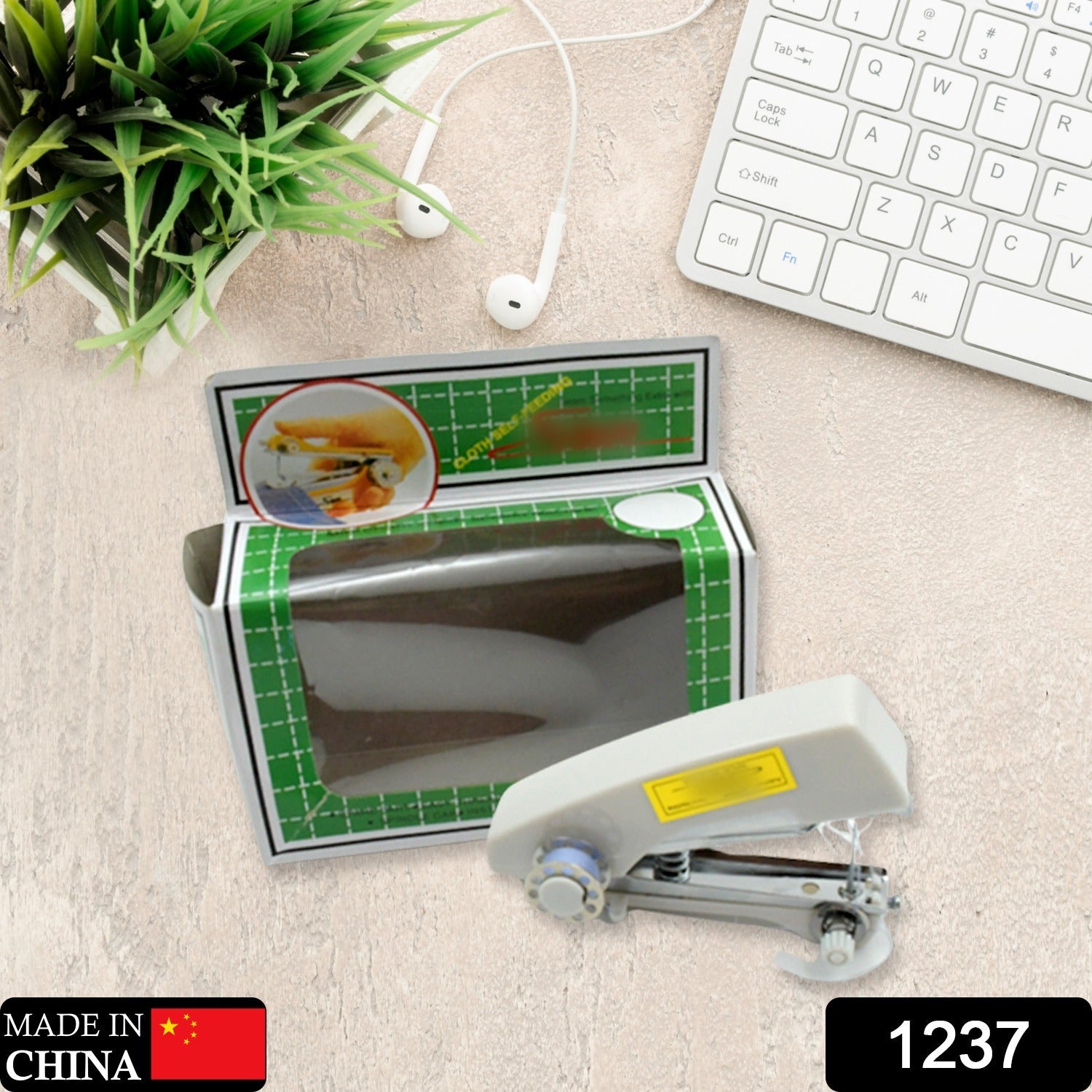 1237 Handy Stitching Stapler Machine Pocket Portable Mini Sewing Cordless Hand-Operated Manual Stitch Stapler Sillai Machine for Garment, Cloth Eshaan Traders