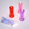 6244 Big Simple Candles for Home Decoration, Crystal Candle Lights (Multicolor) Eshaan Traders