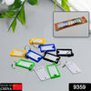 9359 Wallet Keychain 10 pcs Set Plastic Key Custom Key Tags Key Ring Tags Numbered Key Tags Tags with Backpack Keychain Eshaan Traders