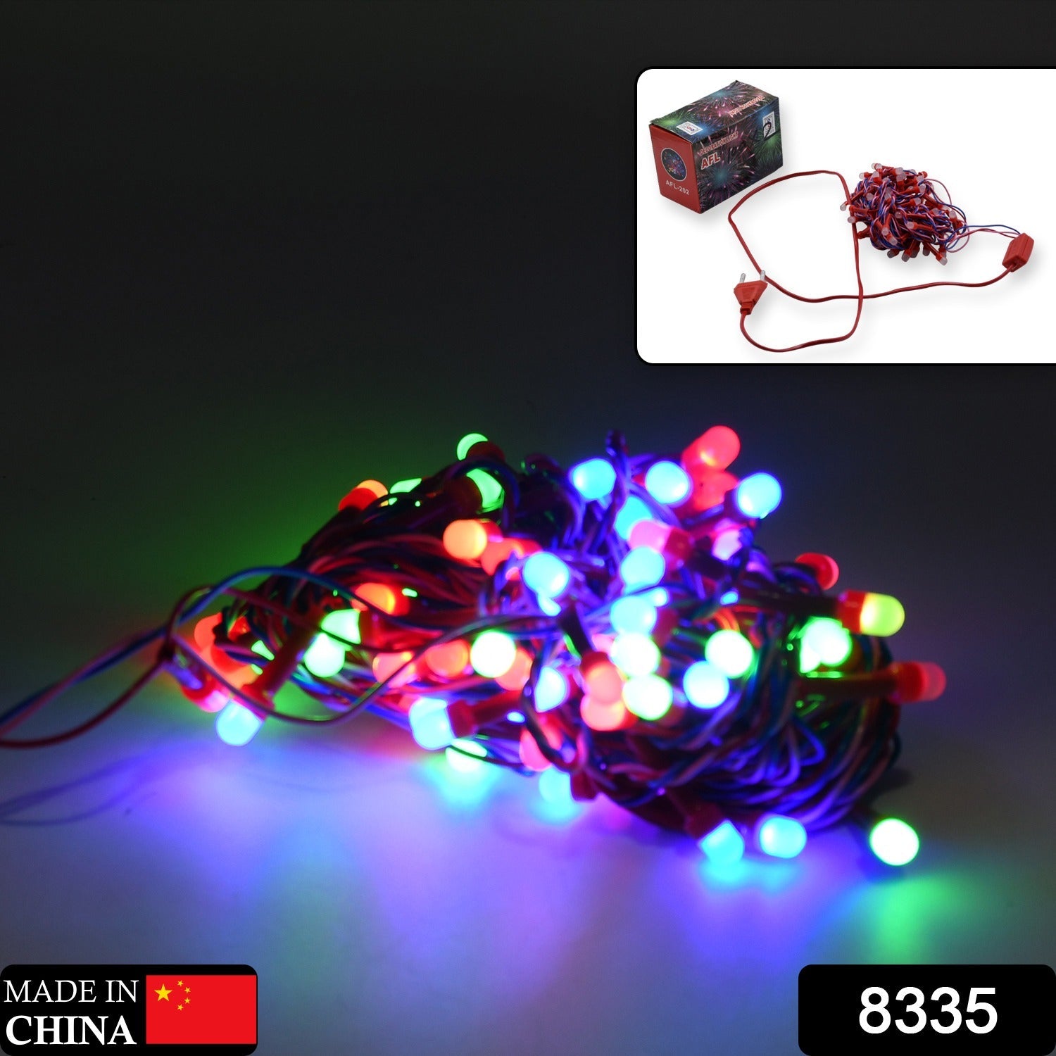 8335 6Mtr Home Decoration Diwali & Wedding LED Christmas String Light Indoor and Outdoor Light ,Festival Decoration Led String Light, Multi-Color Light (60L 6 Mtr) Eshaan Traders