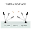 7699 FOLDABLE BED STUDY TABLE PORTABLE MULTIFUNCTION LAPTOP TABLE LAPDESK FOR CHILDREN BED FOLDABLE TABLE WORK OFFICE HOME WITH TABLET SLOT & CUP HOLDER Eshaan Traders