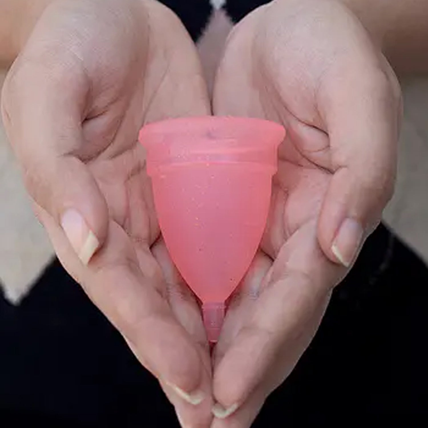 6112B REUSABLE MENSTRUAL CUP USED BY WOMENS AND GIRLS DURING THE TIME OF THEIR MENSTRUAL CYCLE Eshaan Traders